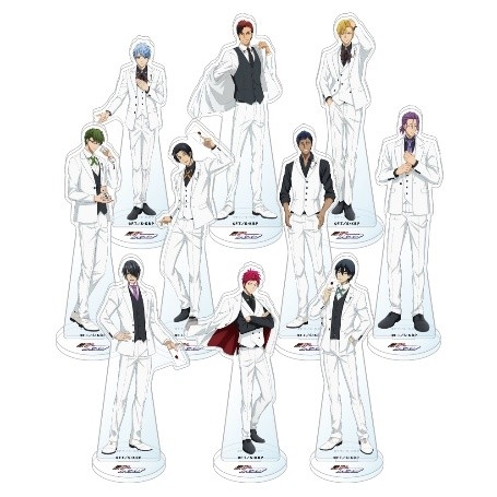 ▲GiGOコラボカフェ 黒子のバスケ クリアシート～白スーツver.～(全10種・ランダム)550円(税込)