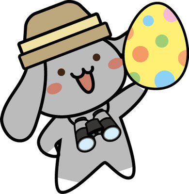 イベントキャラクター うさぎの「とろ太」くん