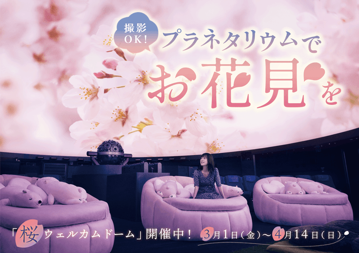 プラネタリウム満天(池袋) 桜タイトル
