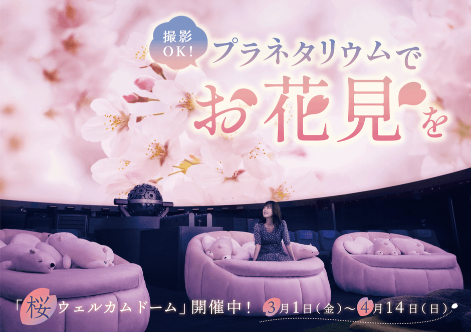 プラネタリウム満天(池袋) 桜タイトル