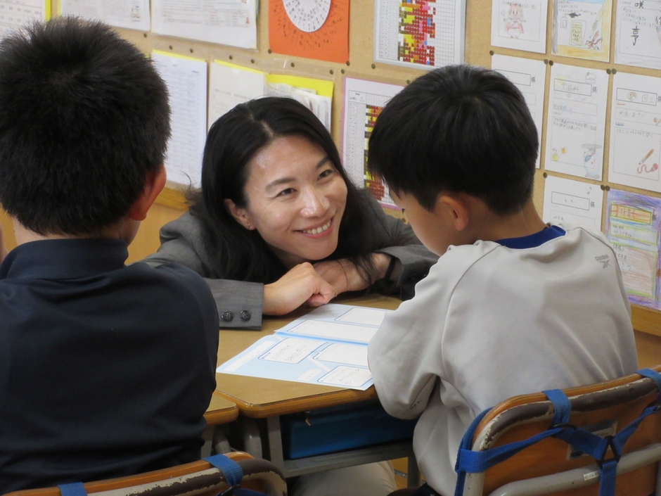 齋藤 里香さん(静岡サレジオ小学校での実施の様子)