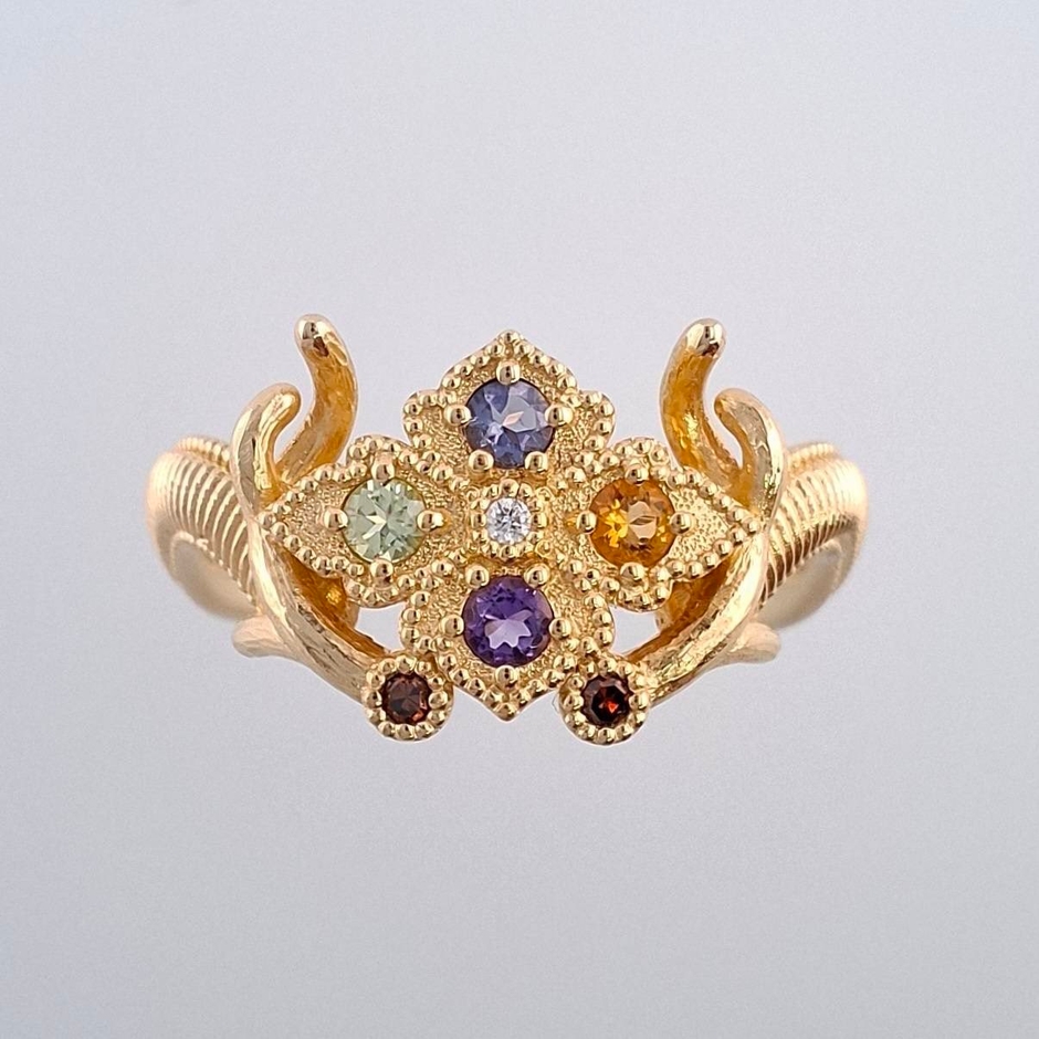 ジュエリー石留め体験2