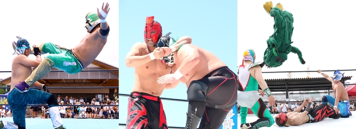 『海鮮プロレス』試合風景