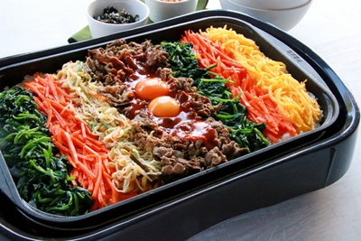 旨辛ソースが味の決め手!お手軽ビビンバ
