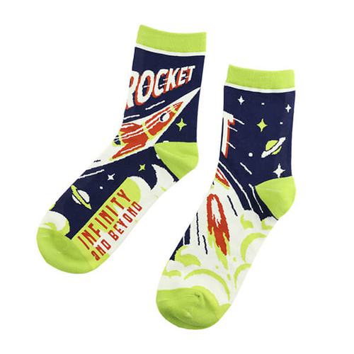 【NEW】「メンズショートソックス Rocket」価格：495円／サイズ：25～27cm