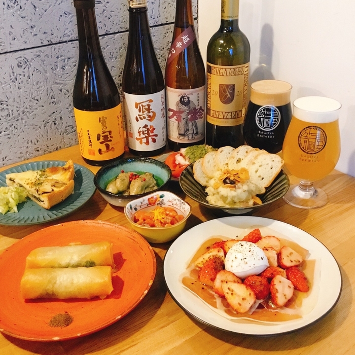 籠屋たすく 料理、ビールなど