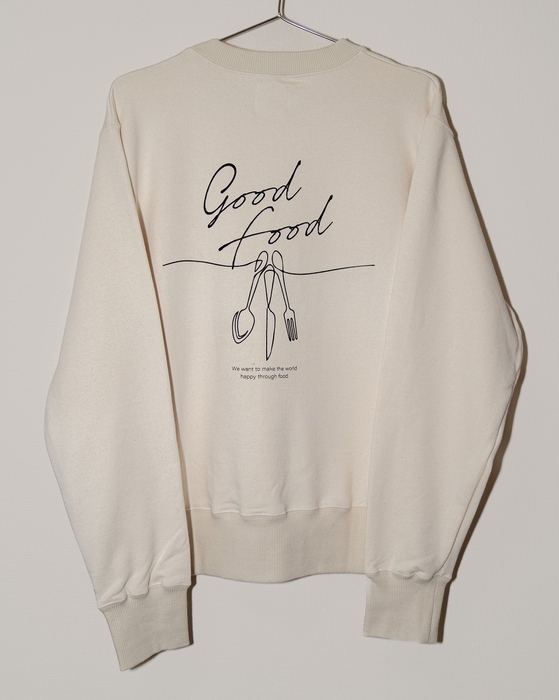 OOD FOOD CUTLERY SWEATSHIRT(バックデザイン)