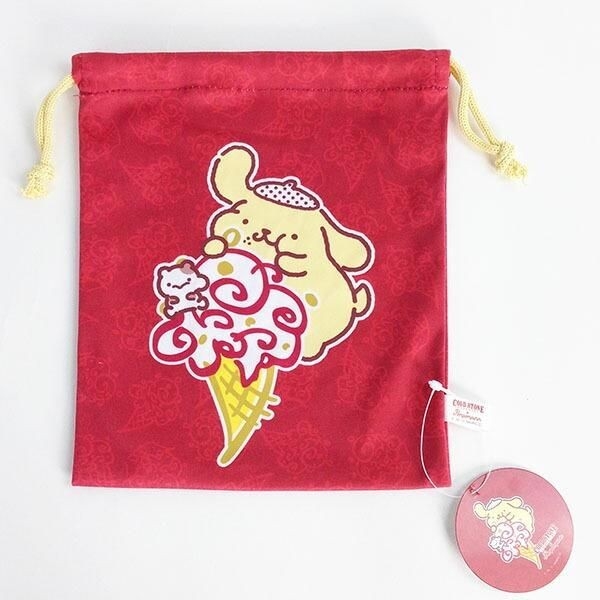 ポムポムプリンの巾着袋