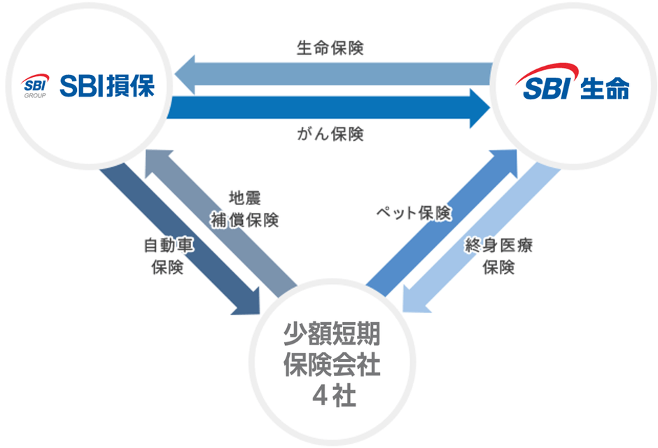 SBIインシュアランスグループのシナジー