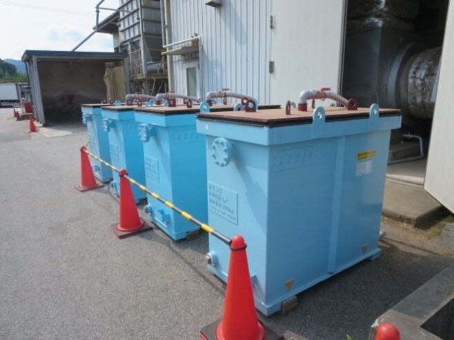 写真2:CO2固定化仮設備