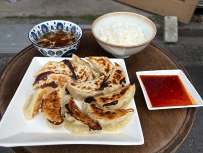 餃子12個＆ライス （スープ付き）