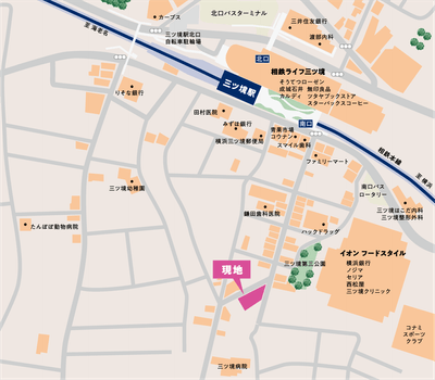 グレーシアフィット三ツ境の位置図