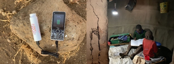 ソーラーミルク（モバイルバッテリー、照明として）