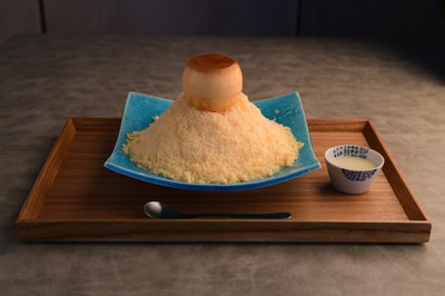 ミルクセーキかき氷　プディング