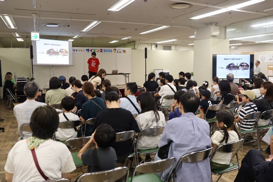 ステージショーは大人気でした