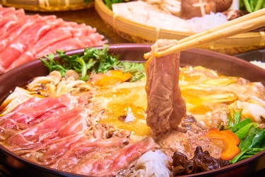 「銀座ラムしゃぶ金の目」が通信販売でも美味しいラム肉食品を 開発　日本初となる「ラムすき(ラム肉すき焼き)」を通信販売開始