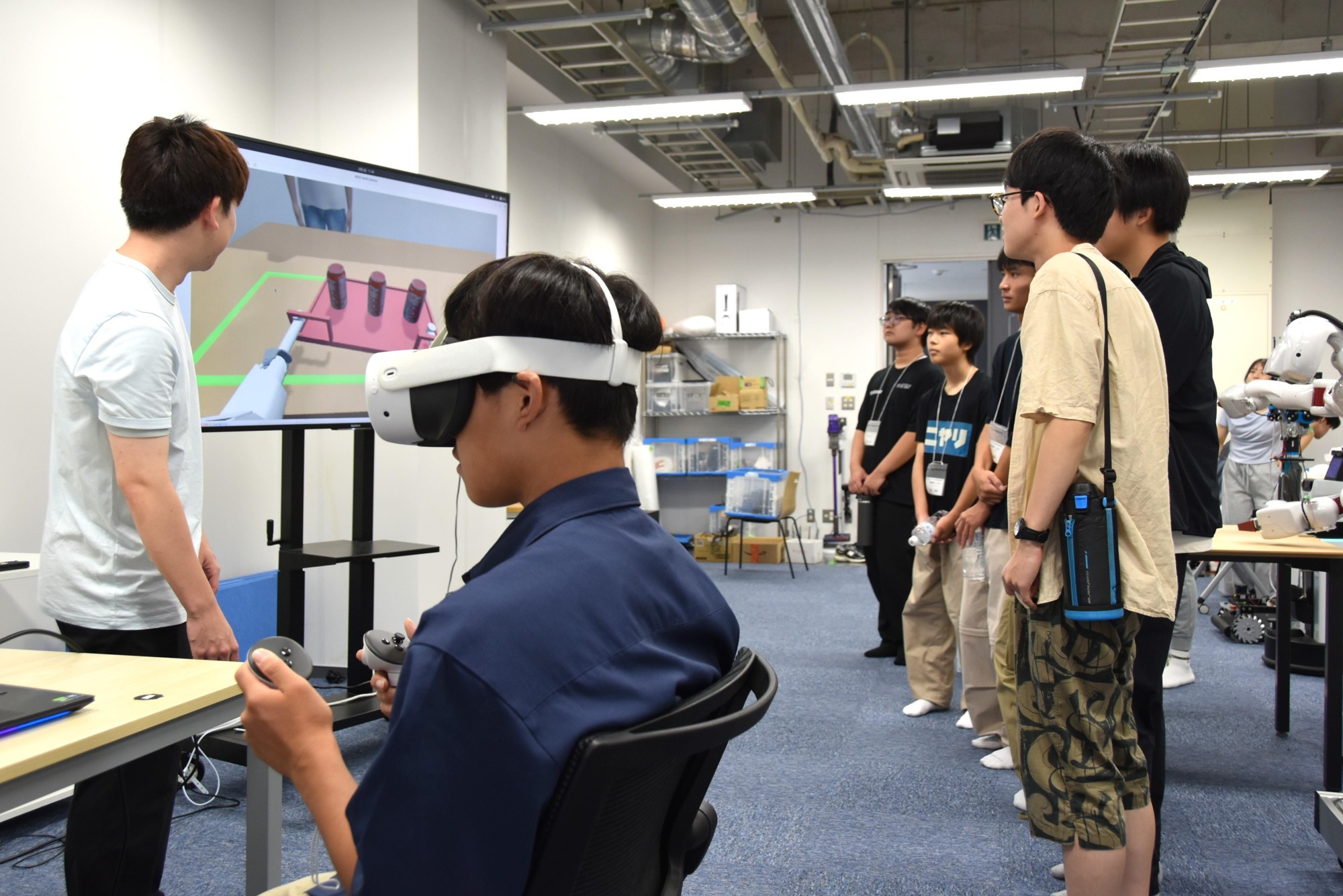 【名城大学】高校生が最先端ロボット研究に触れる　愛知県主催の「サイエンス実践塾体験研究室」で大原教授が講義と研究室を公開
