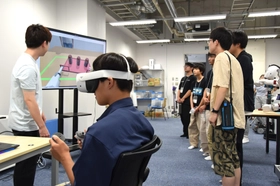 【名城大学】高校生が最先端ロボット研究に触れる　愛知県主催の「サイエンス実践塾体験研究室」で大原教授が講義と研究室を公開