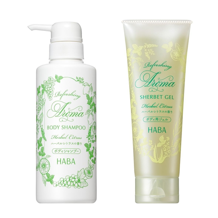 さわやかハーバルボディシャンプー&シャーベットジェル