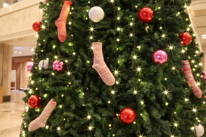 オーナメントには創喜のローゲージソックスが使用