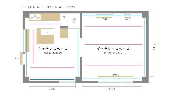 ギャラリー平面図