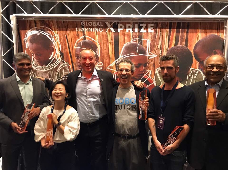 グローバル・ラーニングXプライズ受賞の様子2