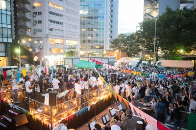 前回の開催イメージ(2018年9月9日 第4回「渋谷ズンチャカ!」)