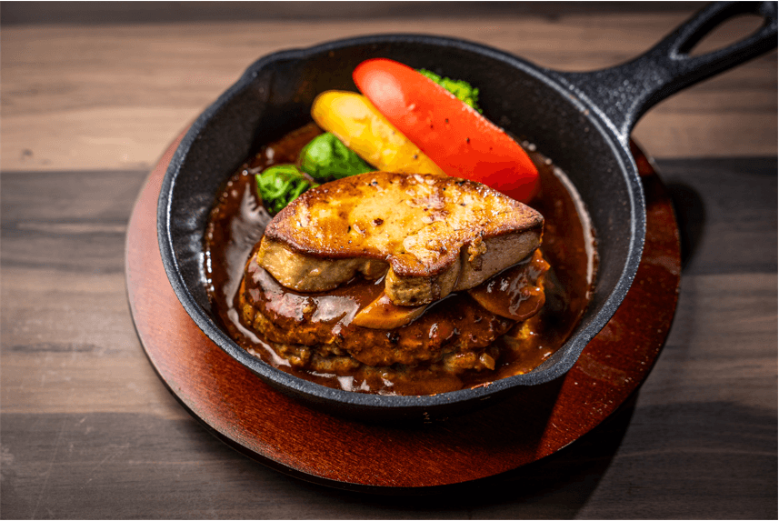 ロッシーニ風ハンバーグ