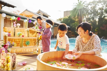 界 伊東　“花すくい”や“源泉でっぽう”で伊東らしい夏体験！「温泉花あそび」のご提案　期間:2020年8月1日～31日