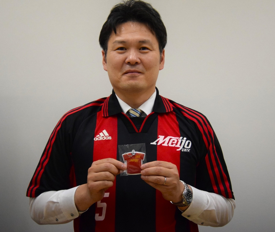 卒業以来、久々にユニホームに腕をとおす音川さん