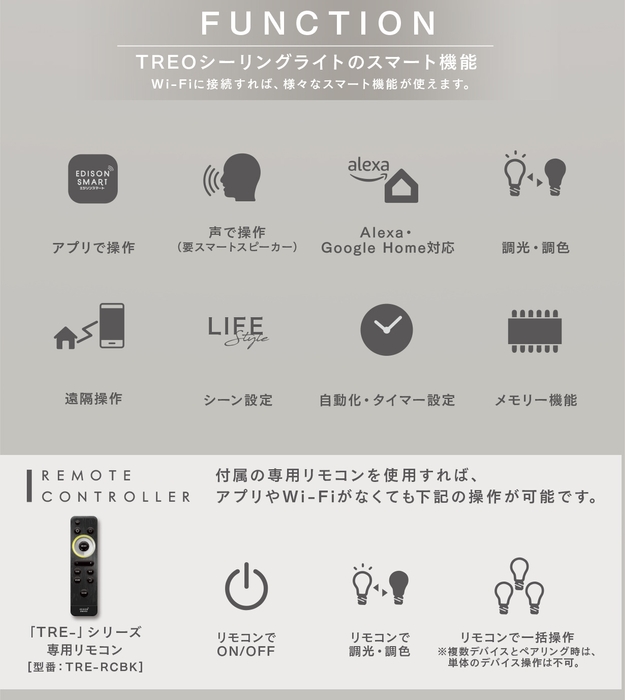 モード設定等様々な使い方が可能