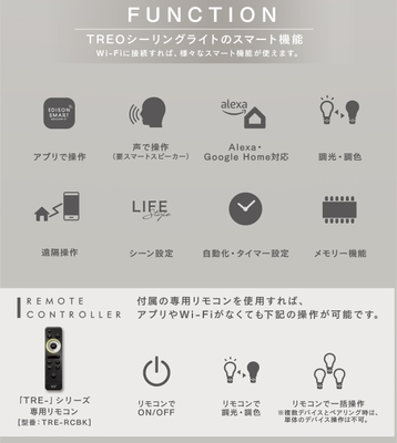 モード設定等様々な使い方が可能