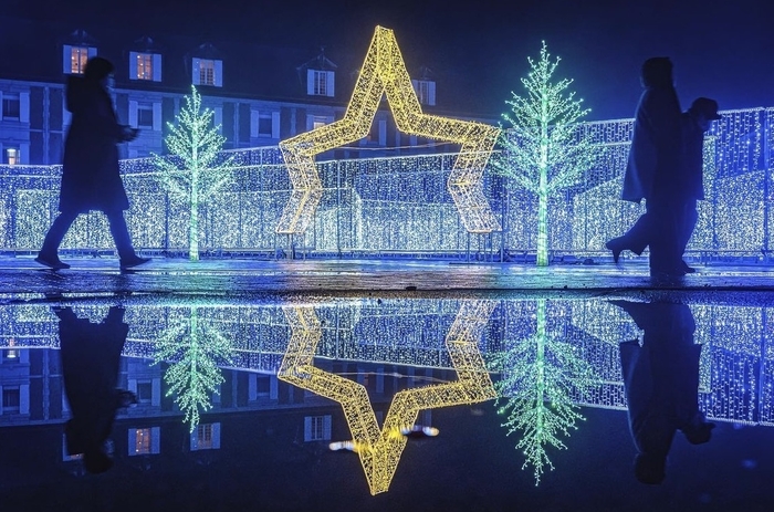 イルミネーション 迷路入口