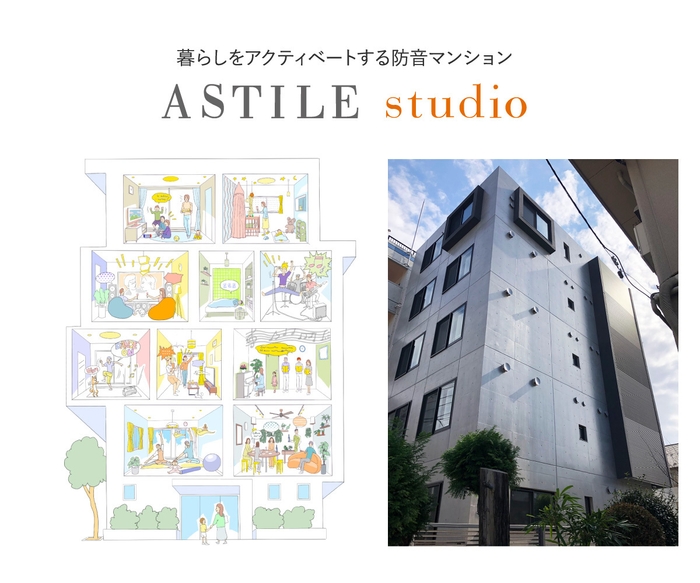 暮らしをアクティベートする防音マンション「ASTILE studio」