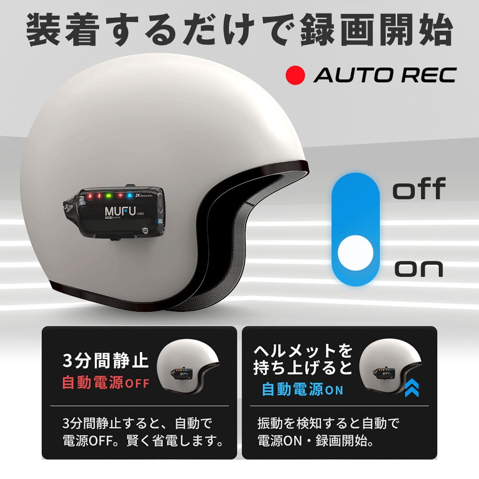 装着するだけ録画