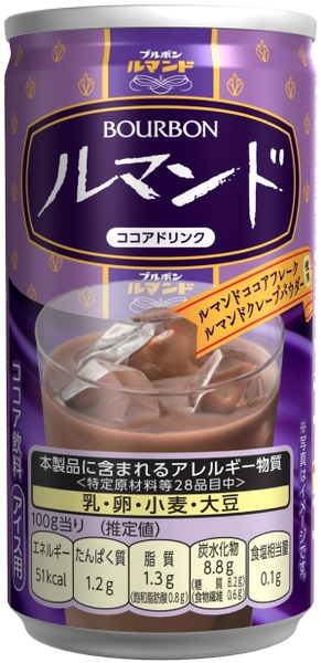 ルマンドココアドリンク缶１８０