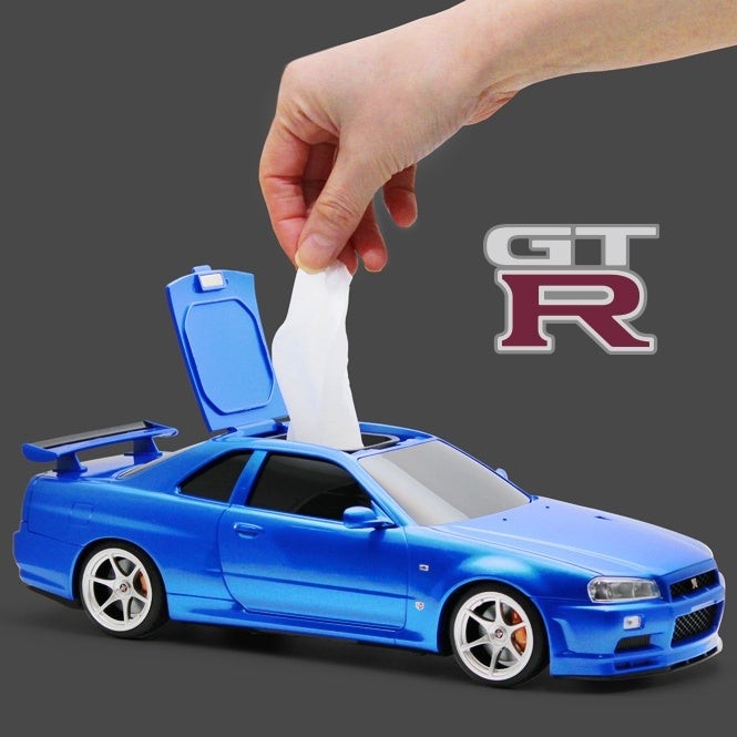 日産スカイライン GT-R (BNR34) 型のウェットティッシュケース