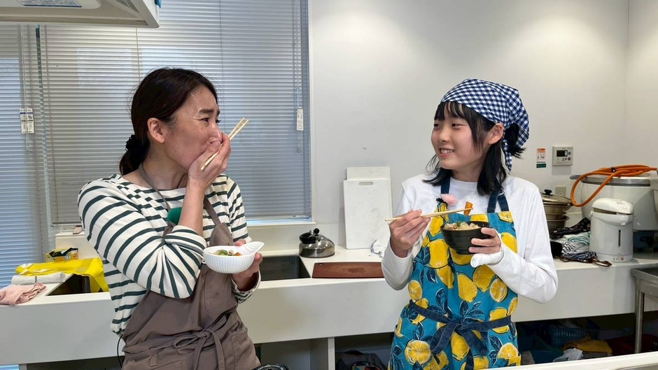 とってもおいしい。お野菜に噛み応えがあるね。噛むことによって、味が全体にまとまっていくね。