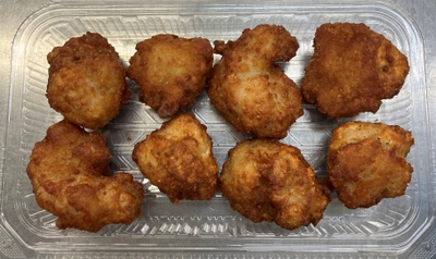 薄衣から揚げ８個画像（画像はイメージです。）