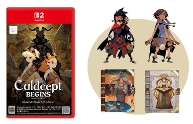 「カルドセプト®」シリーズ10年ぶりの完全新作　Nintendo Switch 2 / Nintendo Switchソフト
【カルドセプト ビギンズ】の早期購入特典が決定！
歴代キャラクターのアバターなど豪華ＤＬＣが手に入る