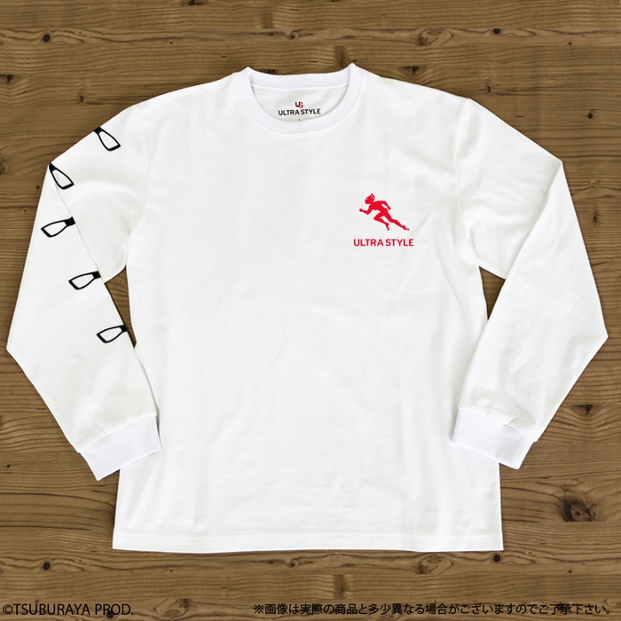 【ULTRA STYLE 長袖Tシャツ メンズ 【ウルトラセブン】白(表)