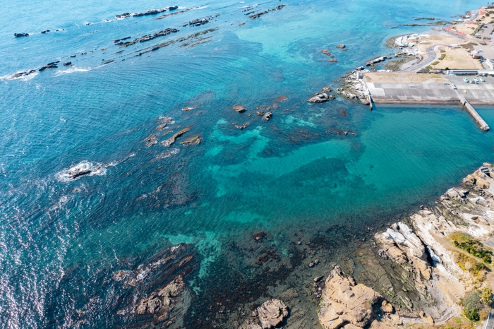 千葉県南房総市白浜の海