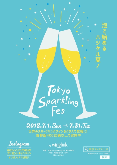 Tokyo Sparkling Fes 2018 ポスター