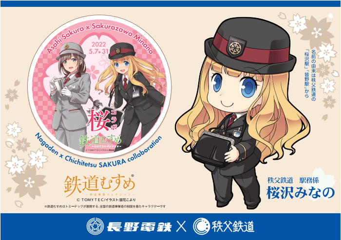 長野電鉄 信州中野駅掲出パネル イメージ