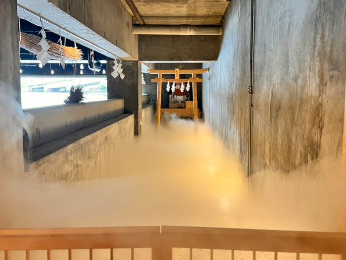 神々しい朝の雲海参拝