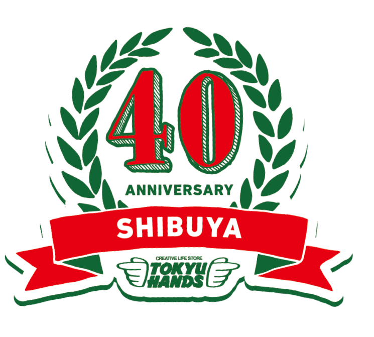 渋谷店40周年ロゴ