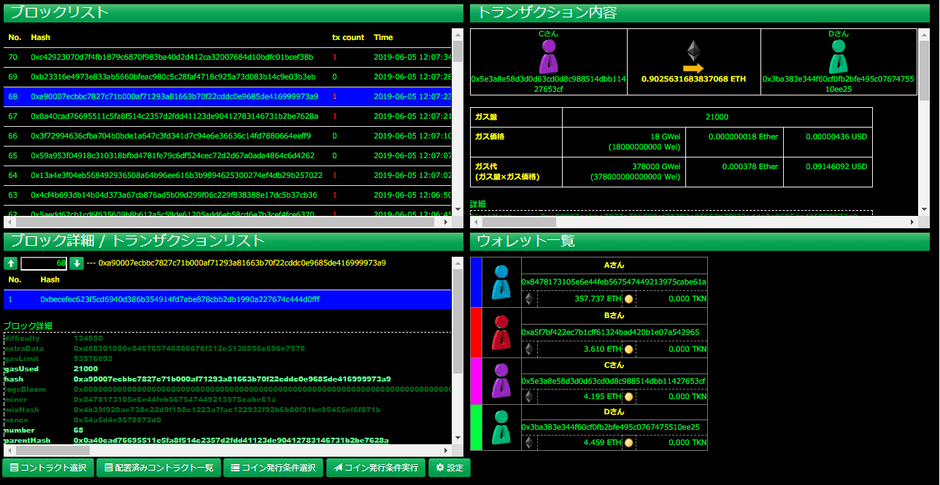 ブロックチェーン学習ツール「箱庭システム」(1)