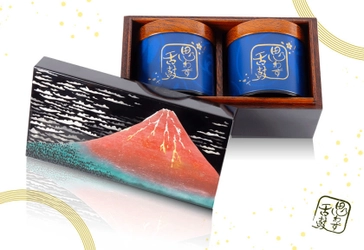 高級ふりかけ「口どけ」×駿河漆器「赤富士」予約開始 　0.01mmに削った極薄鰹節でとろける食感！
