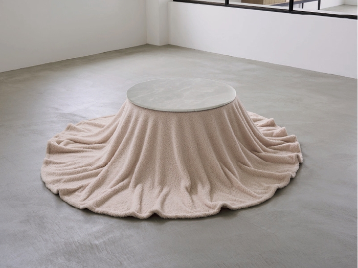 円形パーソナルこたつ「シロナ」