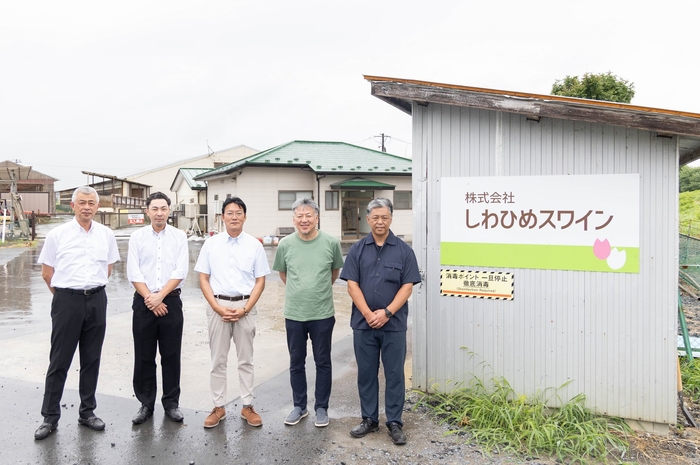 料理長と生産者の石川さん